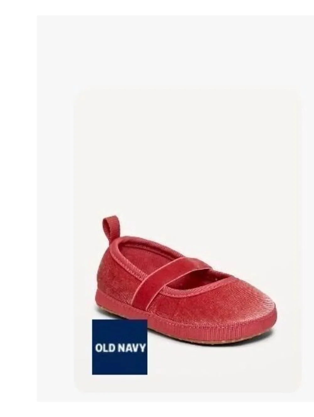 Velvet Ballet Flats for Baby